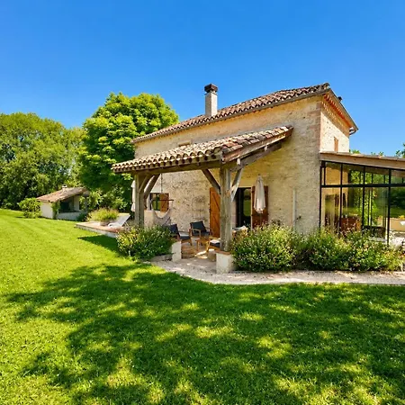 Authentique Maison En Pierre Blanche Du Quercy Castelnau-Montratier
